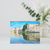 Reflecties van een majestueus Castle Briefkaart (Staand voorkant)