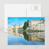 Reflecties van een majestueus Castle Briefkaart (Voorkant / Achterkant)