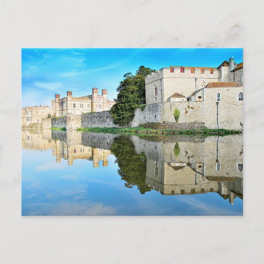 Reflecties van een majestueus Castle Briefkaart (Voorkant)