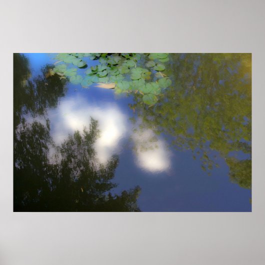Reflecties van een mooie dag poster (Voorkant)