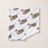 Reflecties van een noordelijke Pintail Duck Bad Handdoek (Wasdoekje)