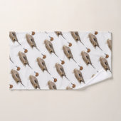 Reflecties van een noordelijke Pintail Duck Bad Handdoek (Handdoek)