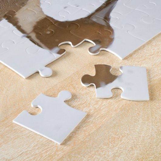 Reflecties van een noordelijke Pintail Duck Legpuzzel (Zijkant)