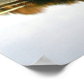 Reflecties van een prachtig Herfst Landschap Poste Poster (Hoek)