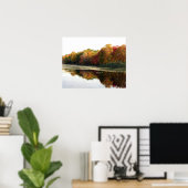 Reflecties van een prachtig Herfst Landschap Poste Poster (Thuiskantoor)