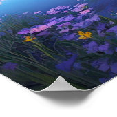 Reflecties van een Pristine-wereld Poster (Hoek)