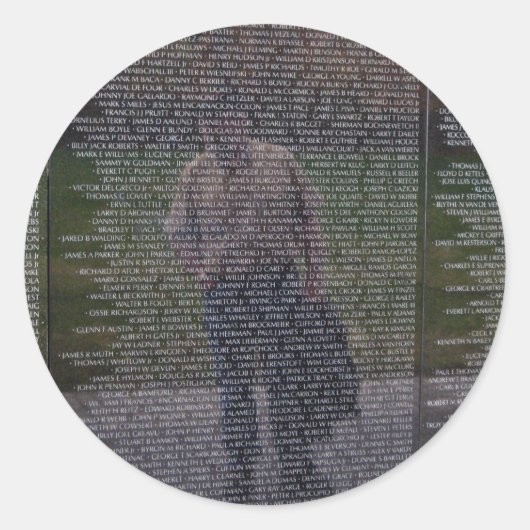 Reflecties van Fallen Brothers Ronde Sticker (Voorkant)