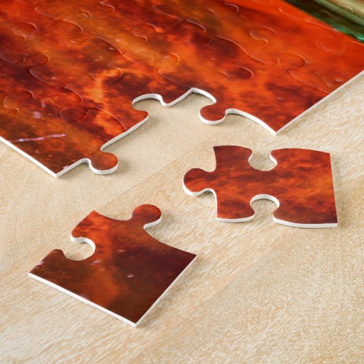 Reflecties van glas legpuzzel (Zijkant)