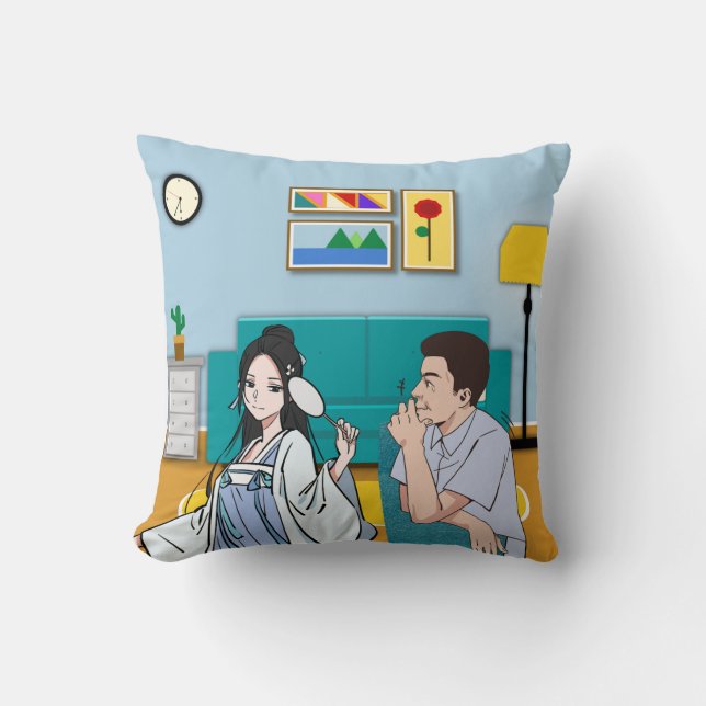 Reflecties van Grace - Woonkamer Harmony Kussen (Voorkant)