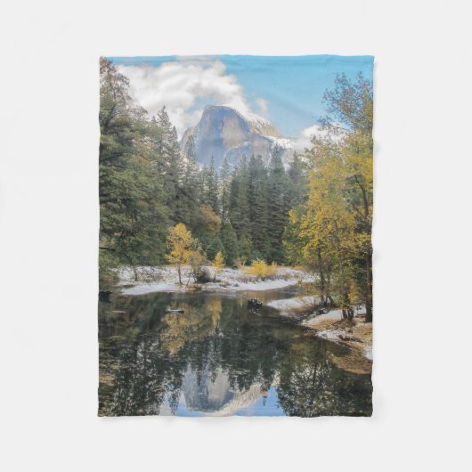 Reflecties van Half Dome Fleece Deken (Voorkant)