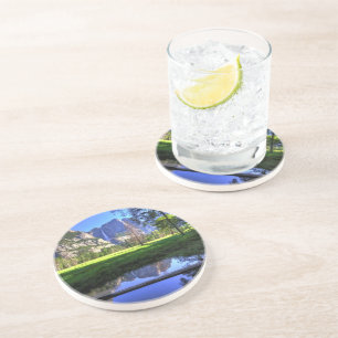 Reflecties van Herfsten Zandsteen Onderzetter