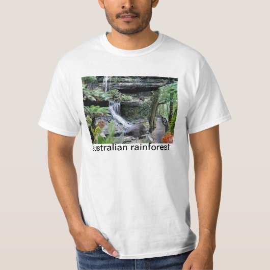 REFLECTIES VAN het Australische regenwoud OZ T-shirt (Voorkant)
