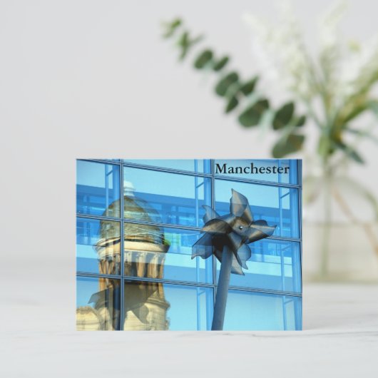Reflecties van het Briefkaart van Manchester (Staand voorkant)