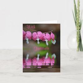 Reflecties van het hart Hartelijk dank Bedankkaart