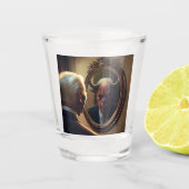 Reflecties van het kwaad shot glas (Voorkant)