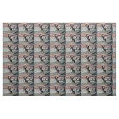 Reflecties van het wild: een kangoeroe op het stra stof (Fat Quarter)