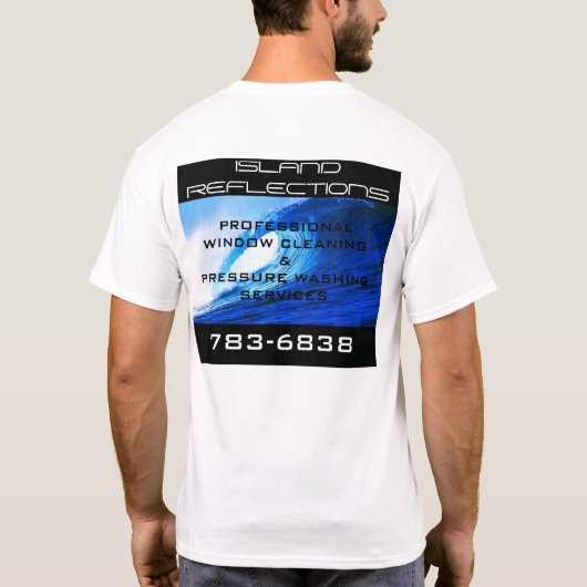 REFLECTIES VAN ISLAND T-SHIRT (Achterkant)