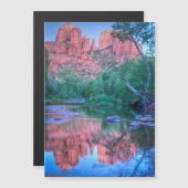 Reflecties van kathedraal gesteente, Sedona, Arizo (Voorkant / Achterkant)