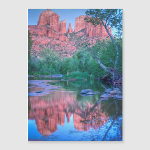 Reflecties van kathedraal gesteente, Sedona, Arizo