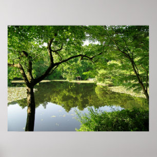 Reflecties van Kyoto Japan Poster