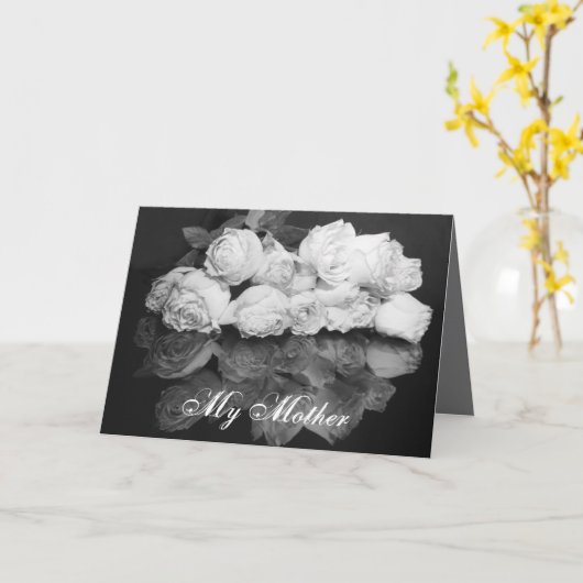 Reflecties van liefde kaart (Gele Bloem)