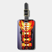 Reflecties van luchtballonnen bagagelabel (Voorkant verticaal)