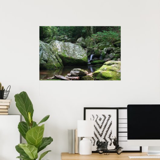 Reflecties van Minerale Creek Poster (Thuiskantoor)