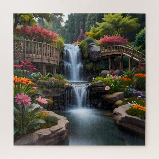 Reflecties van Natuur: een Schilderachtig puzzel Legpuzzel (Verticaal)