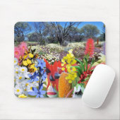 REFLECTIES VAN OZ Australische wilde bloemen Muismat (Met muis)