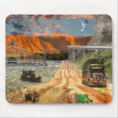 REFLECTIES VAN OZ Oodnadatta Track Muismat (Voorkant)