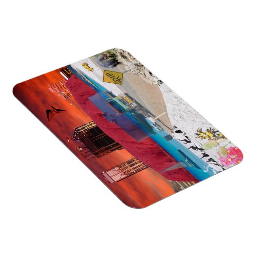 REFLECTIES VAN OZ ULURU Ayers Rock Magneet (Rechterzijde)