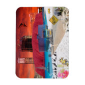 REFLECTIES VAN OZ ULURU Ayers Rock Magneet (Verticaal)