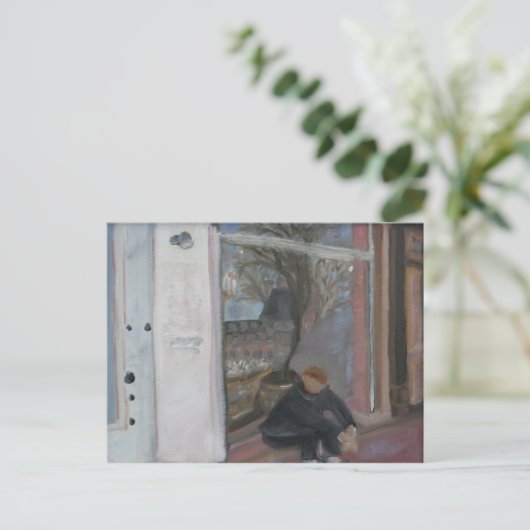 REFLECTIES VAN PARIJS BRIEFKAART (Staand voorkant)