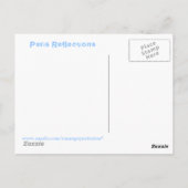 REFLECTIES VAN PARIJS BRIEFKAART (Achterkant)
