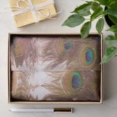 Reflecties van peacockveren tissuepapier (Geschenk)