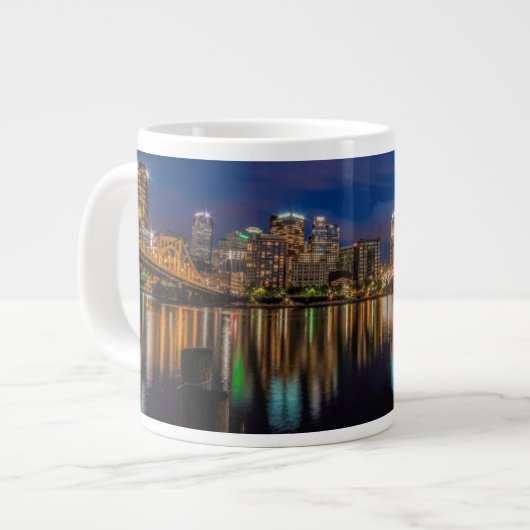 Reflecties van Pittsburgh Grote Koffiekop (Links)