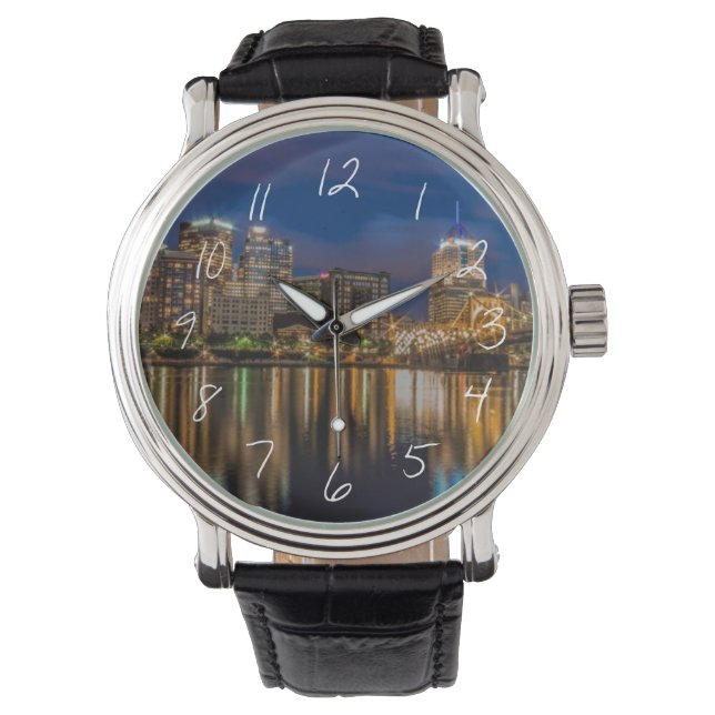 Reflecties van Pittsburgh Horloge (Voorkant)