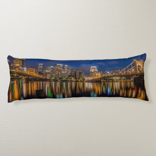 Reflecties van Pittsburgh Lichaamskussen (Achterkant)