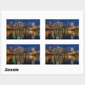 Reflecties van Pittsburgh Rechthoekige Sticker (Vel)