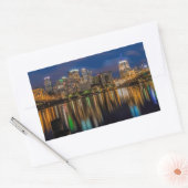 Reflecties van Pittsburgh Rechthoekige Sticker (Envelop)