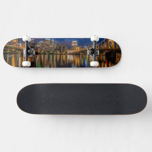 Reflecties van Pittsburgh Skateboard (Horizontaal)
