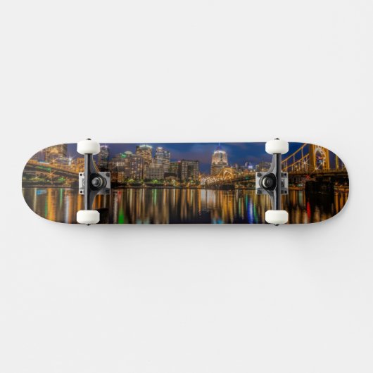 Reflecties van Pittsburgh Skateboard (Horizontaal)