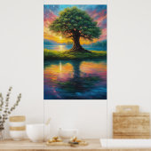 Reflecties van schoonheid, Sunset's Magic Poster (Keuken)