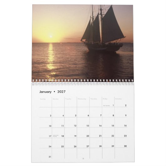 Reflecties van Scott S. Jones 2013 Kalender (Jan 2027)