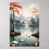 Reflecties van Sereniteit Poster (Voorkant)