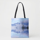 reflecties van trinity Alps..... Tote Bag (Voorkant)