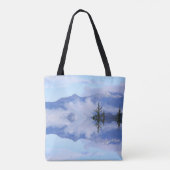 reflecties van trinity Alps..... Tote Bag (Achterkant)