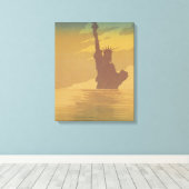 Reflecties van vrijheid canvas afdruk (Insitu (Houten vloer))