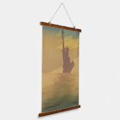 Reflecties van vrijheid hangend wandkleed (Gebogen)