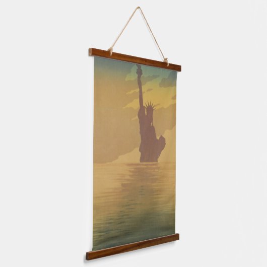 Reflecties van vrijheid hangend wandkleed (Gebogen)